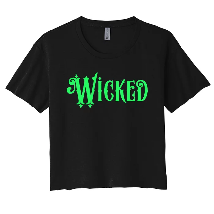 Wicked Halloween Women's Crop Top Tee