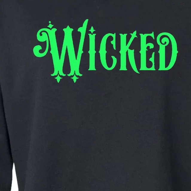 Wicked Halloween Cropped Pullover Crew