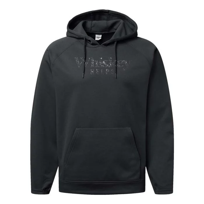 Whiskey Helps Performance Fleece Hoodie