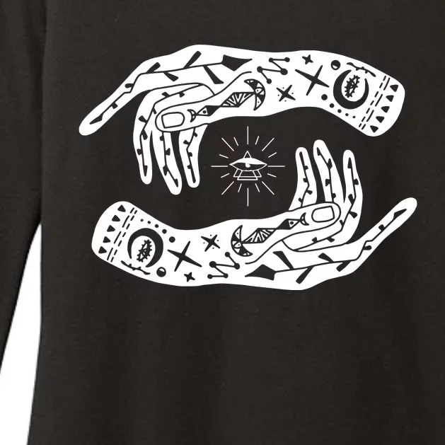 Witch Hands Wicca Pagan Witchcraft Witchy Womens CVC Long Sleeve Shirt