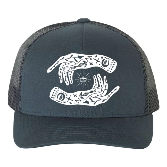 Witch Hands Wicca Pagan Witchcraft Witchy Yupoong Adult 5-Panel Trucker Hat