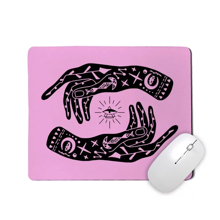 Witch Hands Wicca Pagan Witchcraft Witchy Mousepad