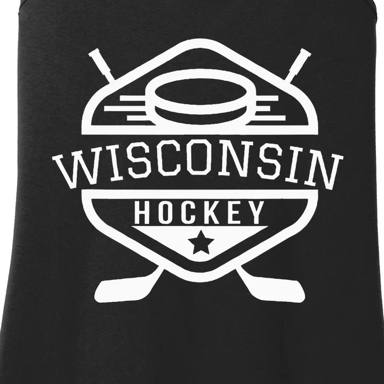 Wisconsin Hockey Ladies Essential Tank