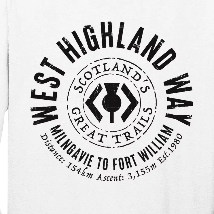 West Highland Way Scotland Great Hikes Long Sleeve Shirt