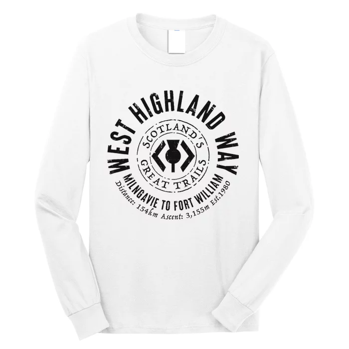 West Highland Way Scotland Great Hikes Long Sleeve Shirt