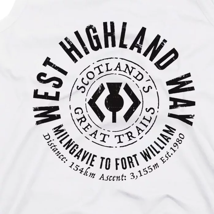 West Highland Way Scotland Great Hikes Tank Top