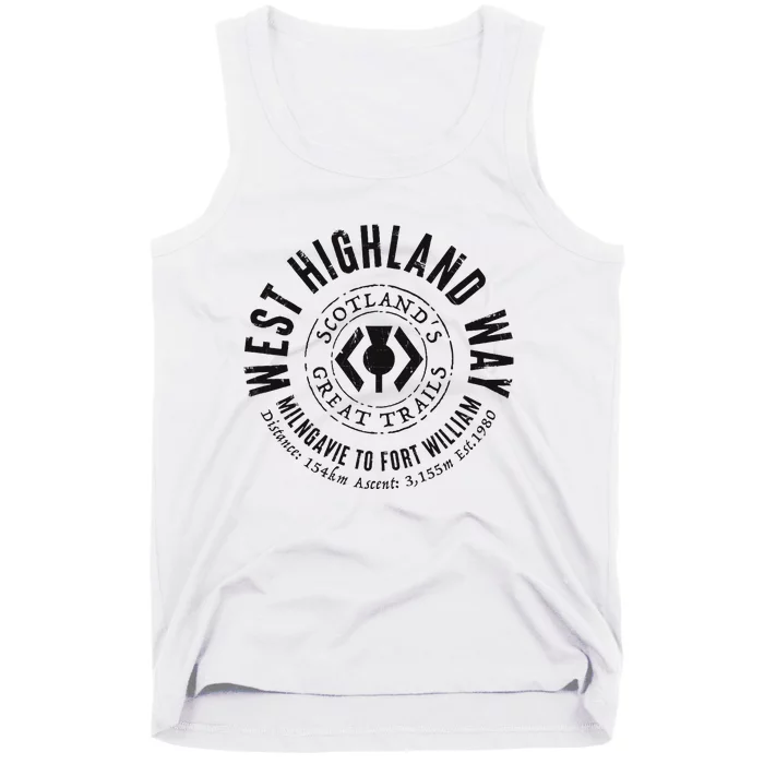 West Highland Way Scotland Great Hikes Tank Top