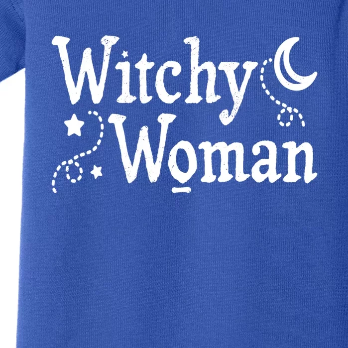 Witchy Halloween Wiccan Follower Pagan Ritual Gift Baby Bodysuit