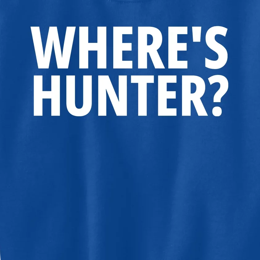 Where's Hunter? Kids Sweatshirt