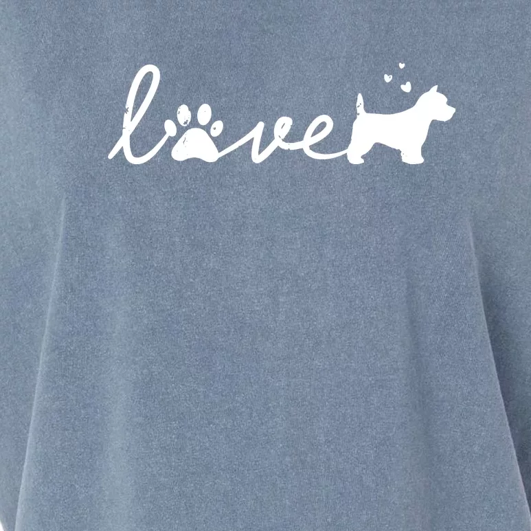 West Highland White Terrier Westie Mom Dad Dog Love Pet Gift Garment-Dyed Women's Muscle Tee