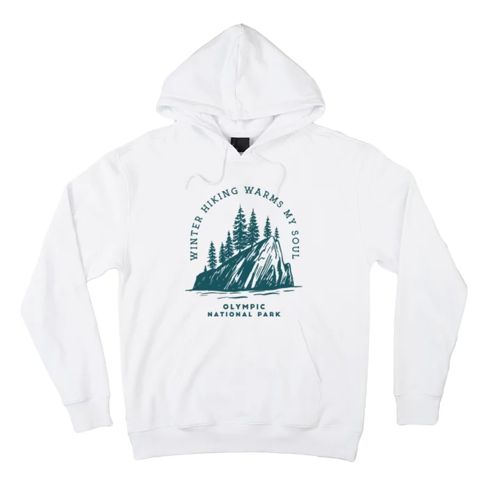 Winter Hiking Warms My Soul Washington State Hoodie