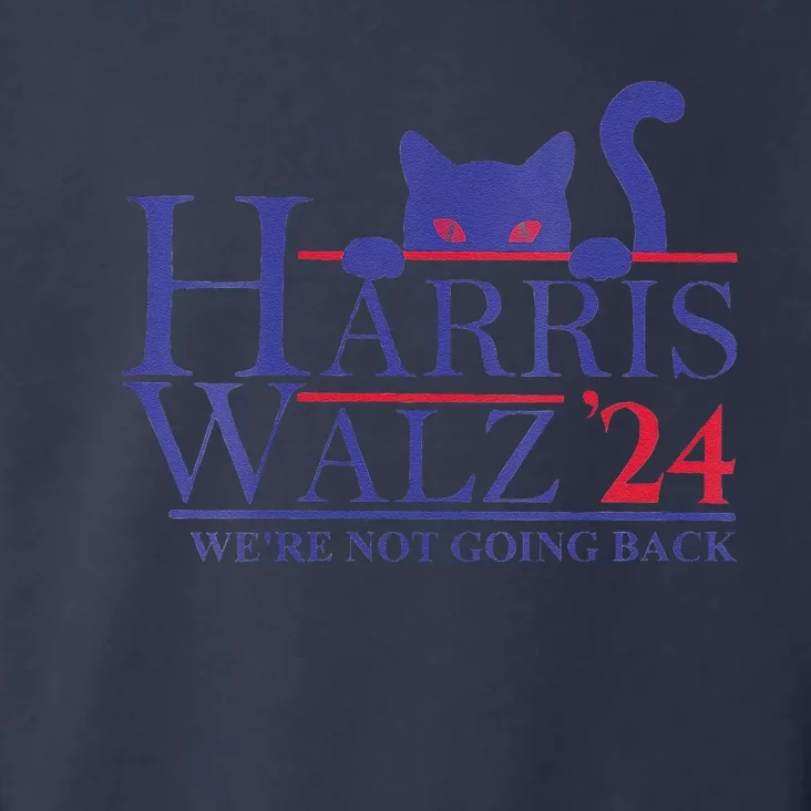 Women Harris Waltz 2024 Were Not Going Back Funny Cat Lady Gift Toddler Hoodie