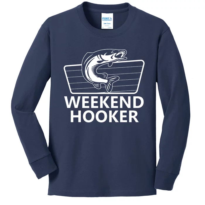 Weekend Hooker Kids Long Sleeve Shirt