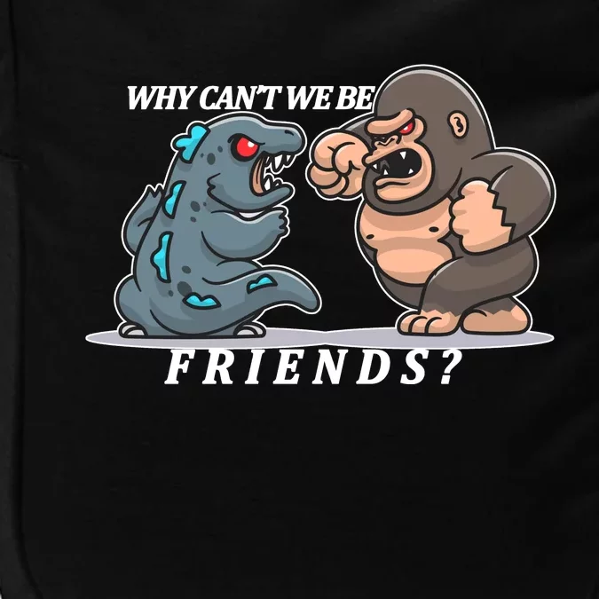 Why Can't We Be Friends Ape Monster Fights Impact Tech Backpack