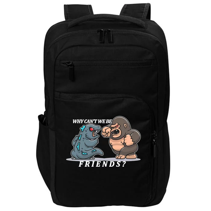 Why Can't We Be Friends Ape Monster Fights Impact Tech Backpack