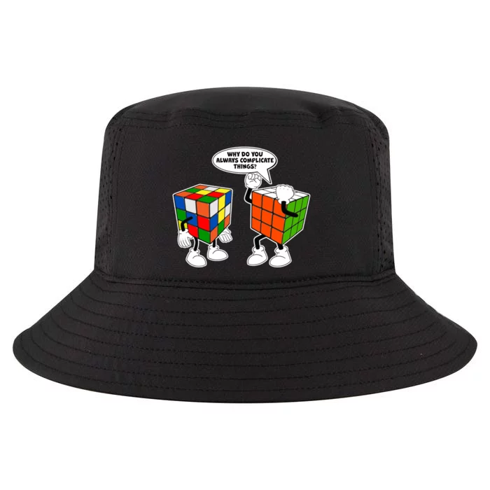 Why Do You Always Complicate Things Cool Comfort Performance Bucket Hat