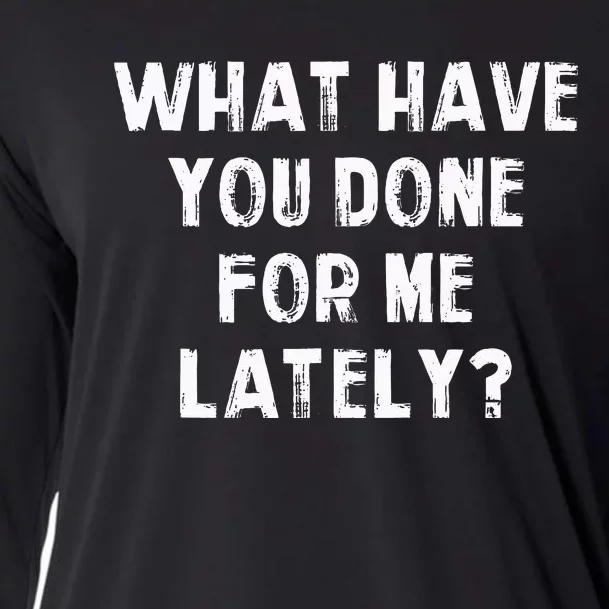 What Have You Done For Me Lately Cooling Performance Long Sleeve Crew