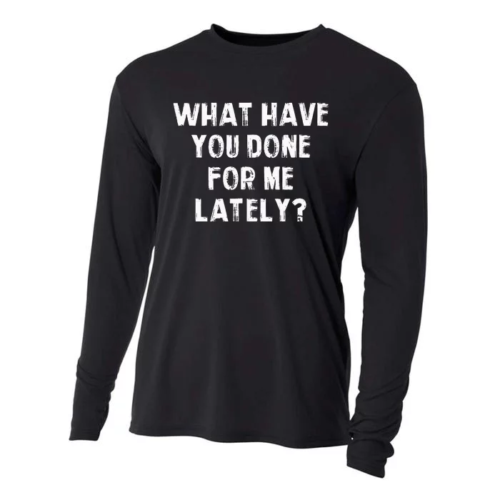 What Have You Done For Me Lately Cooling Performance Long Sleeve Crew