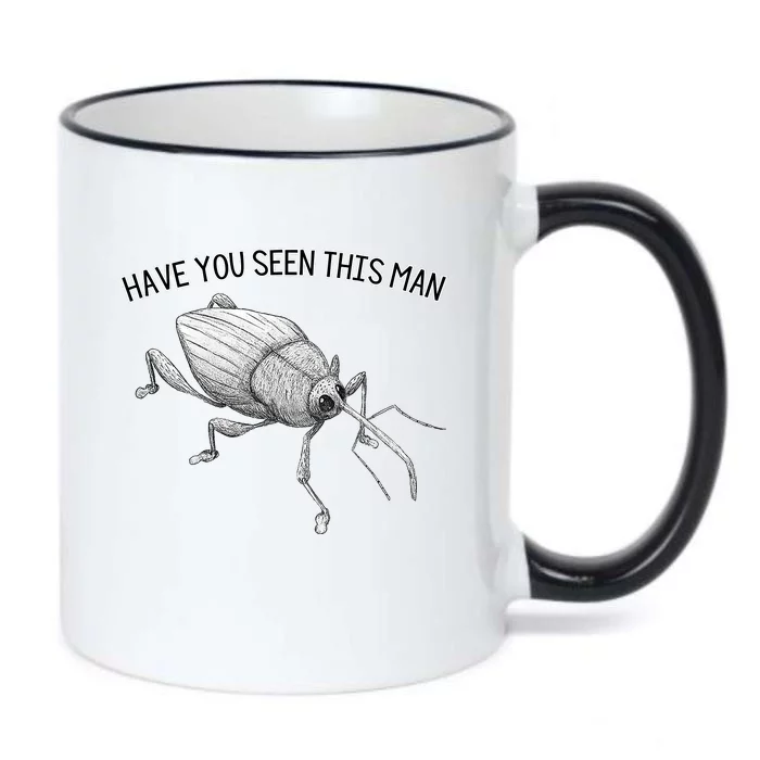 Weevil Have You Seen This Man Black Color Changing Mug