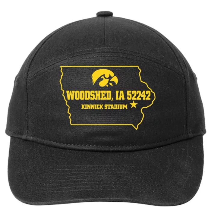 Woodshed Ia 52242 Kinnick Stadium 7-Panel Snapback Hat