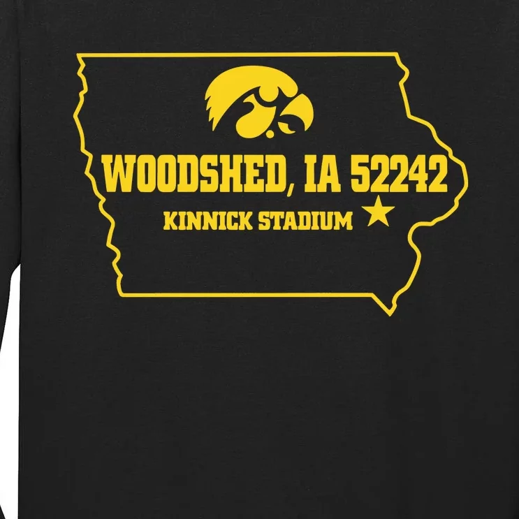 Woodshed Ia 52242 Kinnick Stadium Tall Long Sleeve T-Shirt