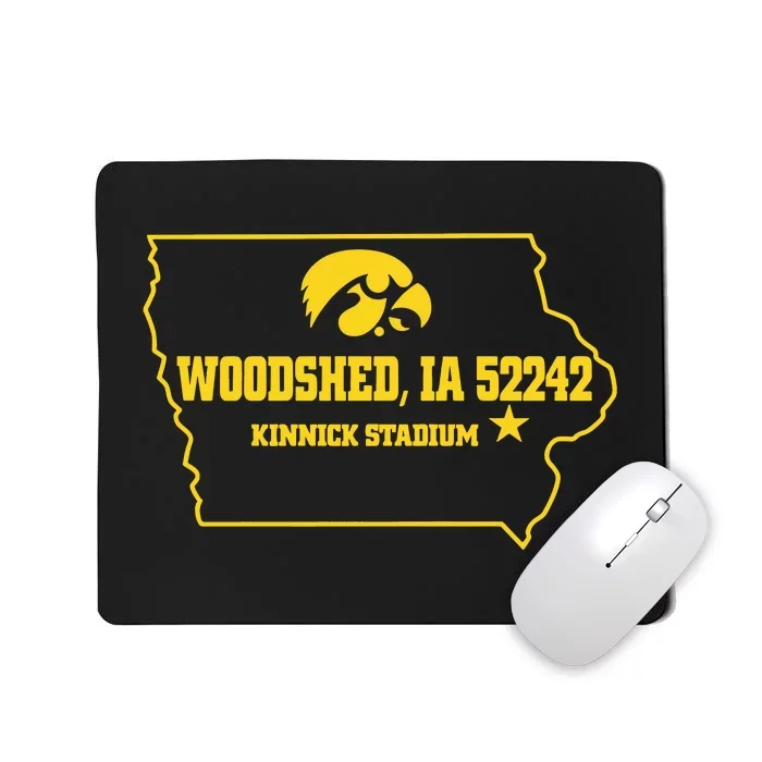 Woodshed Ia 52242 Kinnick Stadium Mousepad