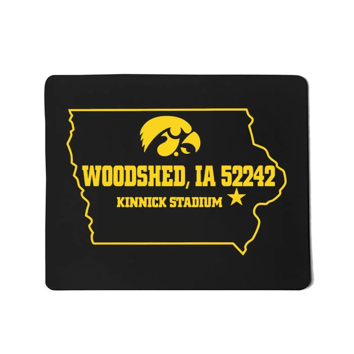 Woodshed Ia 52242 Kinnick Stadium Mousepad