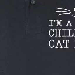 Women Im A Crazy Childless Cat Lady Funny 2024 Gift Softstyle Adult Sport Polo