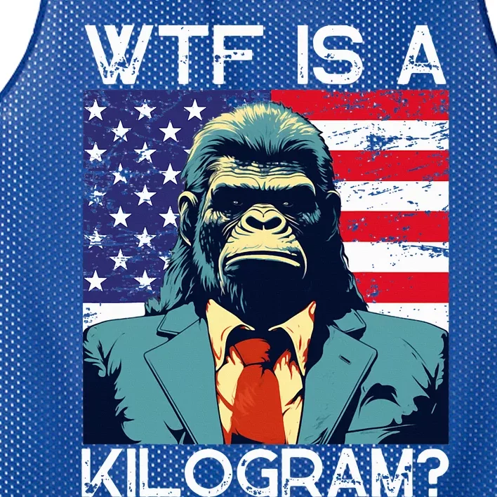 Wtf Is A Kilogram Bigfoot Political 4th Of July Usa Mesh Reversible Basketball Jersey Tank