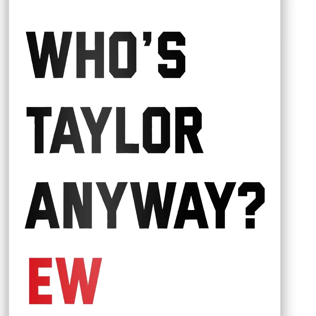 Who Is Anyway Ew Poster