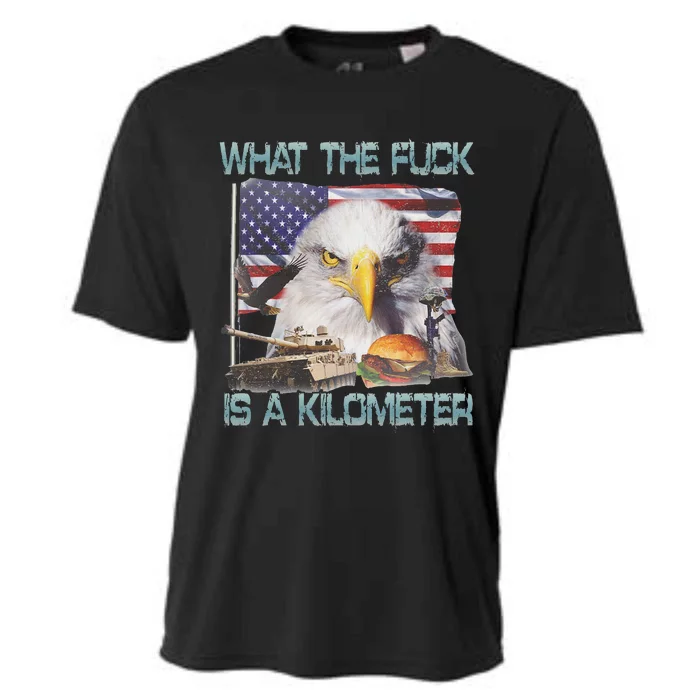 Wtf Is A Kilometer George Washington 4th Of July Cooling Performance Crew T-Shirt