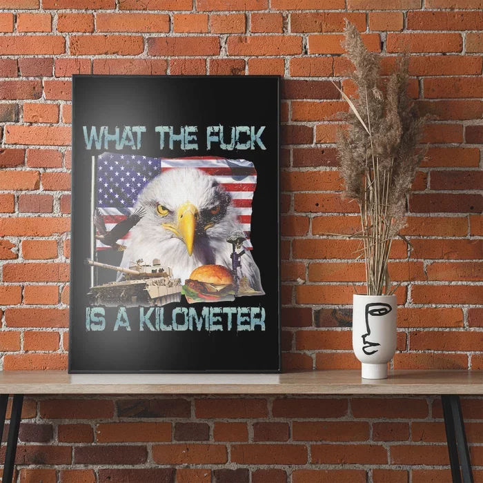 Wtf Is A Kilometer George Washington 4th Of July Poster