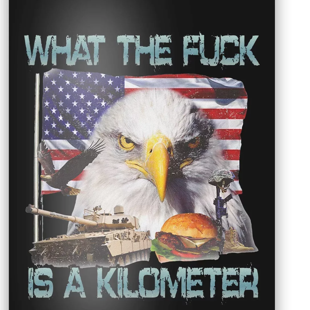 Wtf Is A Kilometer George Washington 4th Of July Poster