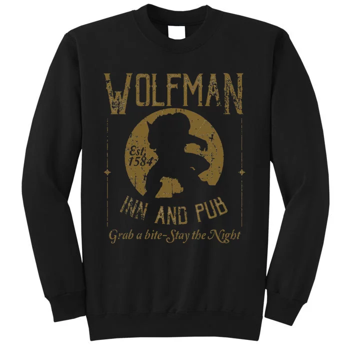 Wolfman Inn And Pub Distressed Tall Sweatshirt