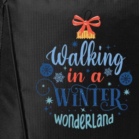 Walking In A Winter Wonderland Christmas Funny Xmas Holiday Gift City Backpack