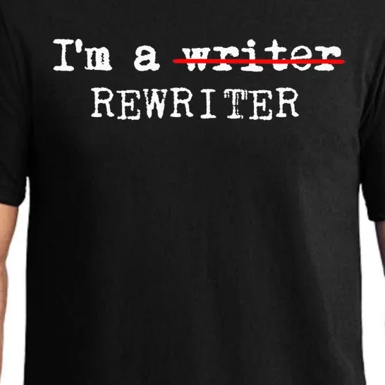 Wo I'm A Rewriter | This Is My Writing Tee VNeck Pajama Set