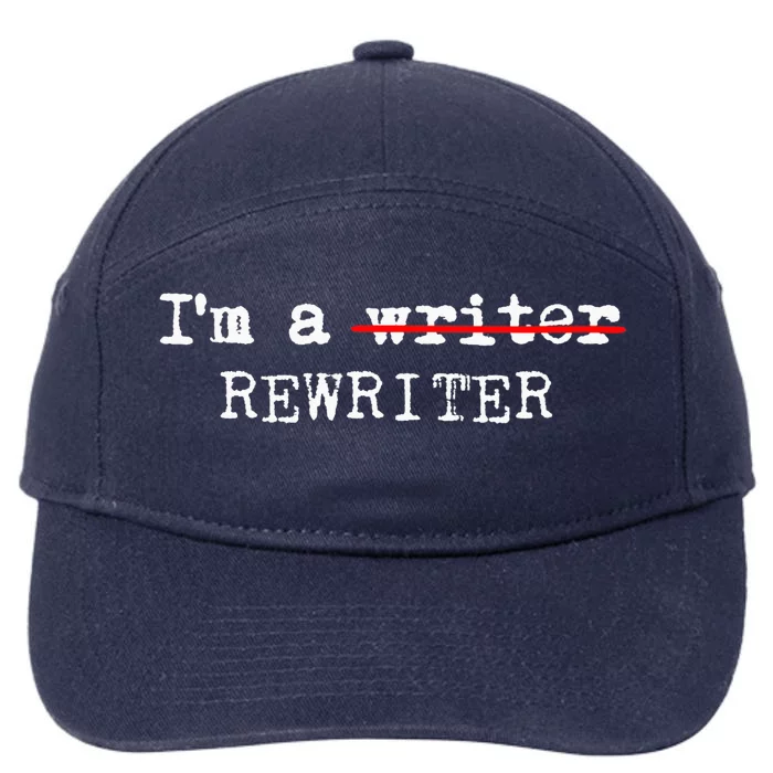 Wo I'm A Rewriter | This Is My Writing Tee VNeck 7-Panel Snapback Hat