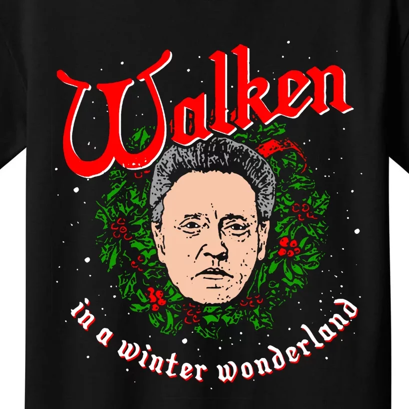 Walken In A Winter Wonderland Kids T-Shirt