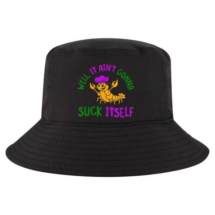 Well It Aint Gonna Suck Itself Crawfish Mardi Gras Cool Comfort Performance Bucket Hat