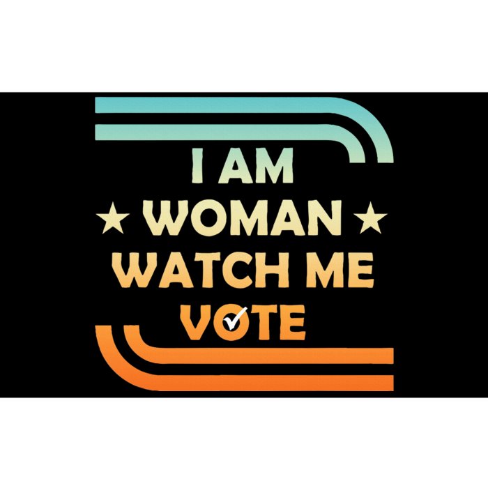 Wo I Am Woman Watch Me Vote Cool Election Day Bumper Sticker