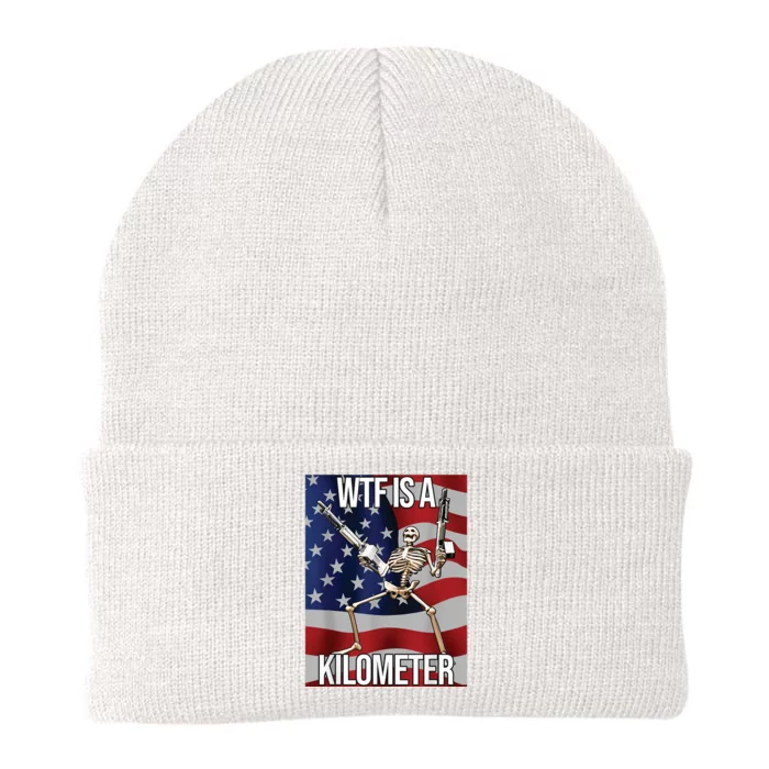 WTF Is A Kilometer Knit Cap Winter Beanie