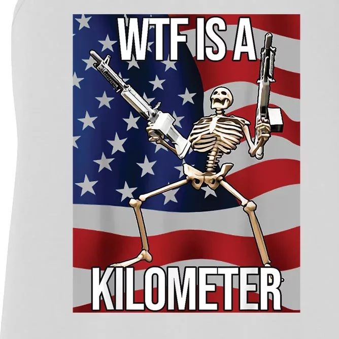 WTF Is A Kilometer Women's Racerback Tank