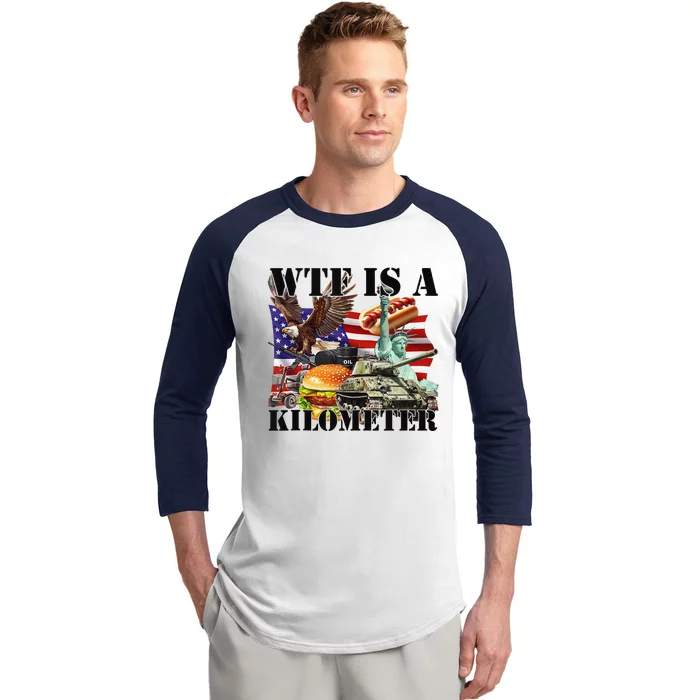 What Is A Kilometer Baseball Sleeve Shirt