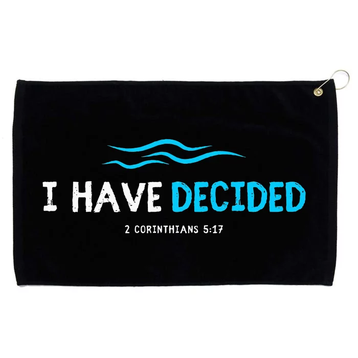 Water Immersion Baptism Baptized Grommeted Golf Towel