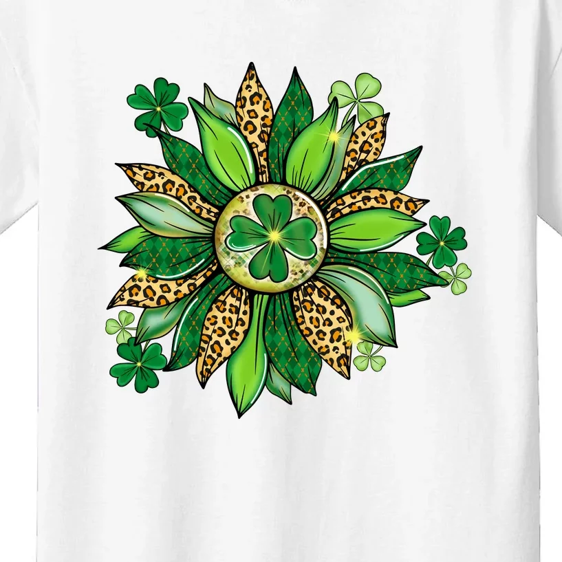 Women's Irish Blessing In Green Sunflower St. Patricks Day Kids T-Shirt