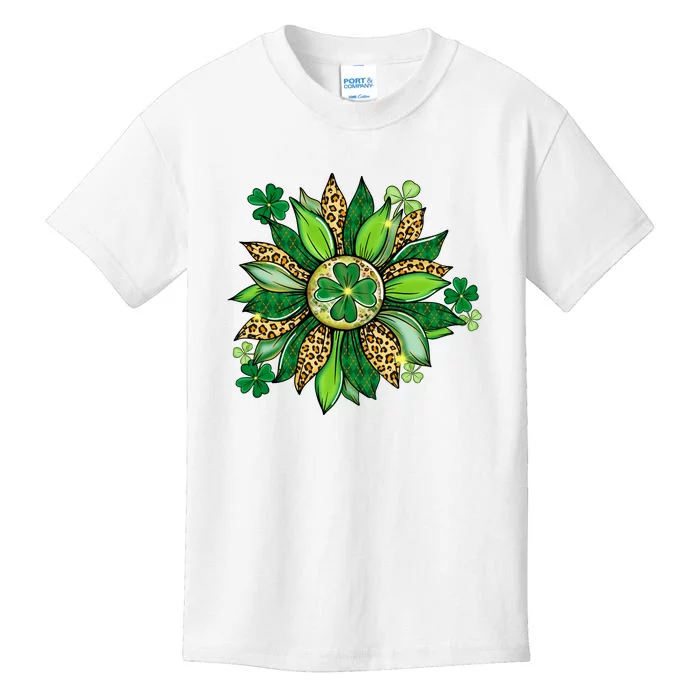 Women's Irish Blessing In Green Sunflower St. Patricks Day Kids T-Shirt