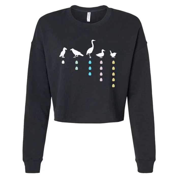 Wingin It Board Game Cropped Pullover Crew