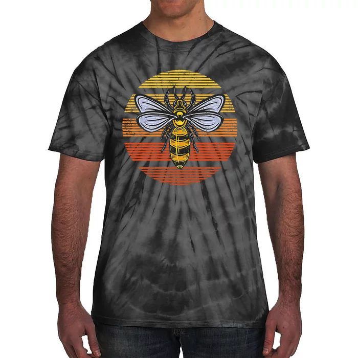 Wasp Insect Bird Lover Gift Vintage Retro Wasp Tie-Dye T-Shirt