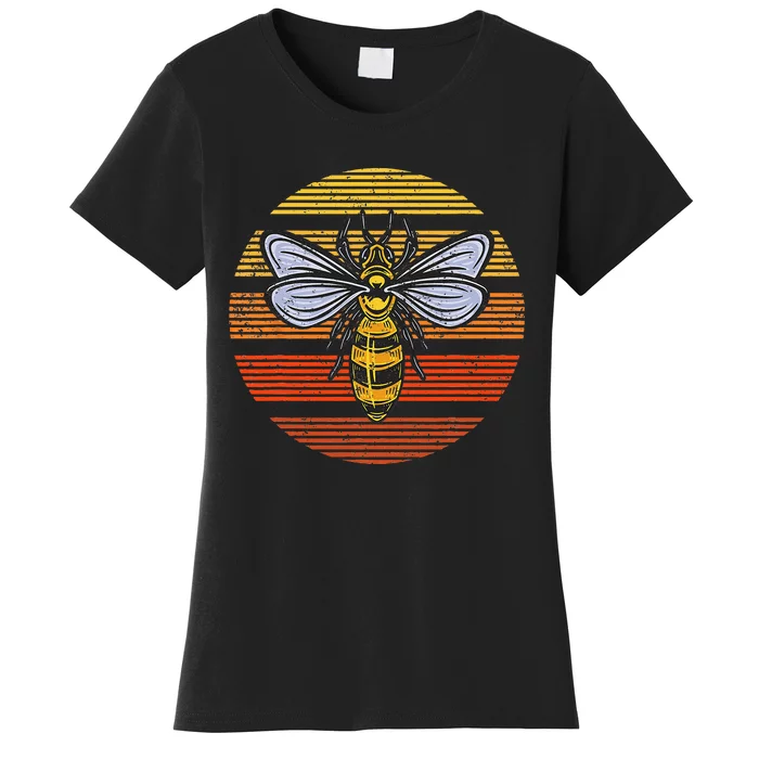 Wasp Insect Bird Lover Gift Vintage Retro Wasp Women's T-Shirt