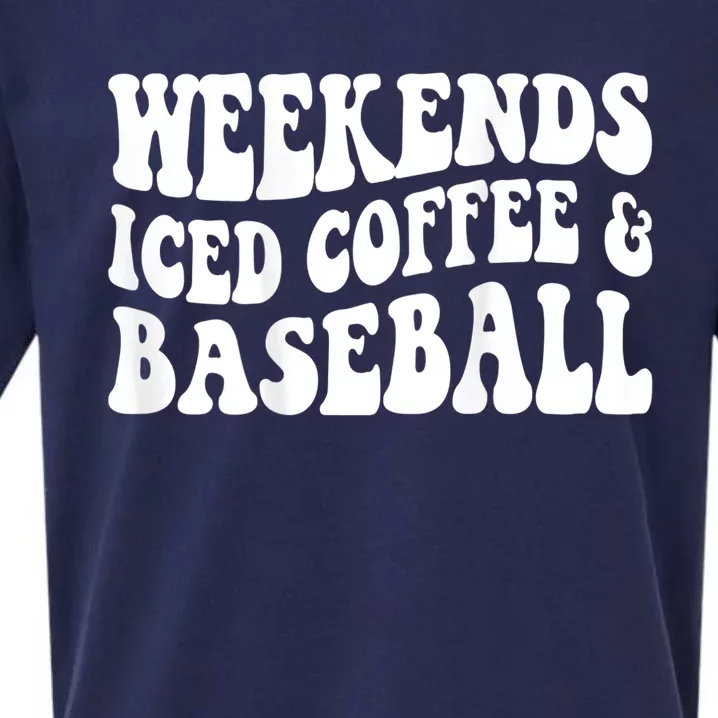 Weekends Iced Coffee Baseball Sueded Cloud Jersey T-Shirt